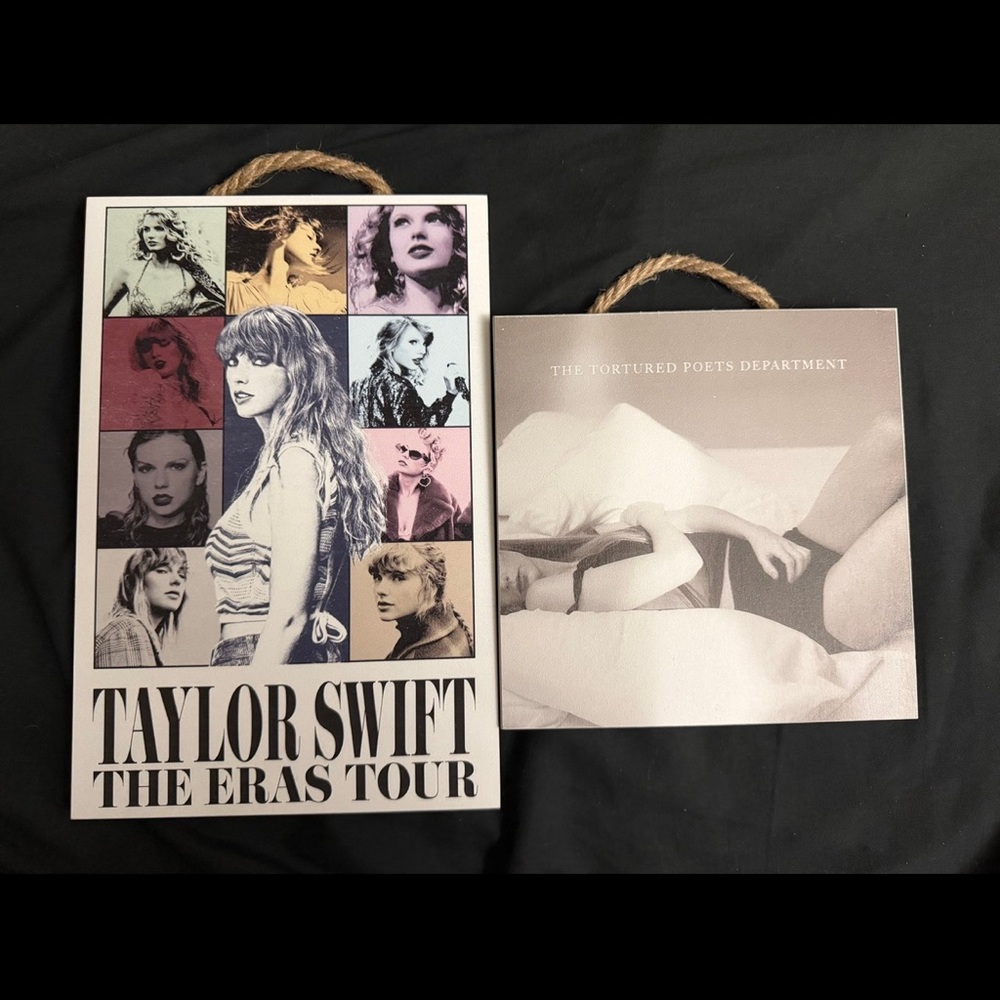 Taylor Swift Wood Wall Art Set | Eras Tour & TTPD Decor
